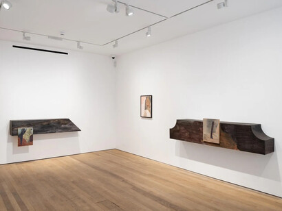 Biraaj Dodiya and Gieve Patel, Due to an obscure reason, exhibition view. Courtesy of Vadehra Art Gallery