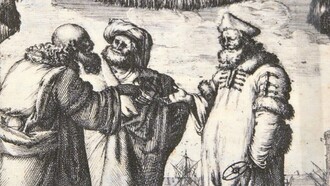 Galileo Galilei, "Dialogo sopra i due massimi sistemi del mondo", 218 x 156 mm, facsimile (2010), Museo Galileo, Firenze. (Originale: 1632, Firenze, Museo Galileo, MED 1190.)