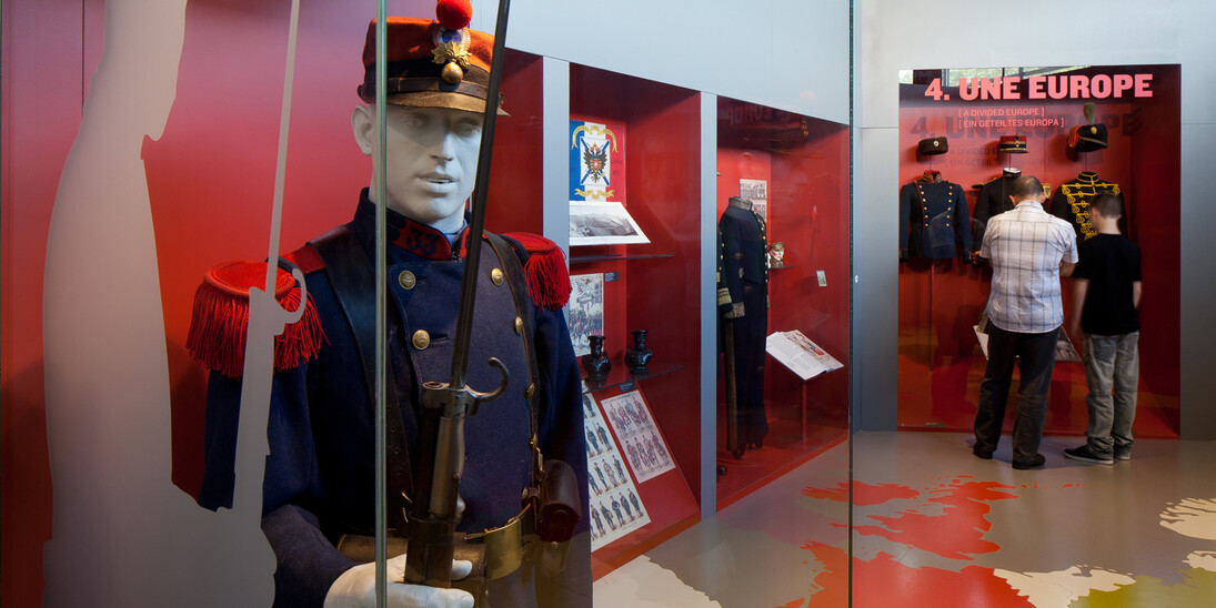 De Terre et D'acier, Exhibition view. Courtesy of Musée de la Grande Guerre