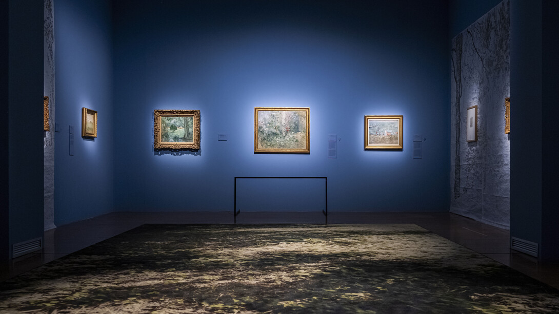 Berthe Morisot. Pittrice impressionista, vista della mostra. Per gentile concessione della Galleria d’Arte Moderna