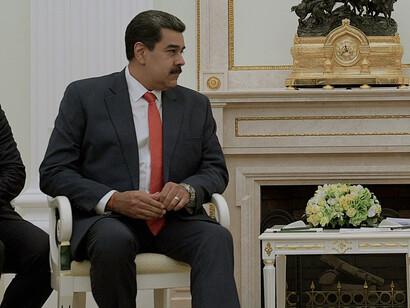 Nicolás Maduro durante un encuentro diplomático en Rusia, septiembre de 2019