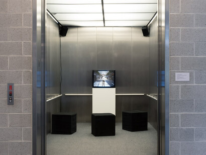 Gillian Wearing, Dancing in Peckham, exhibition view. Courtesy of Tang Museum