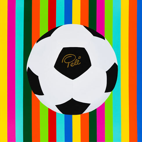 Pelé: Art, Life, Football. Courtesy of National Football Museum
