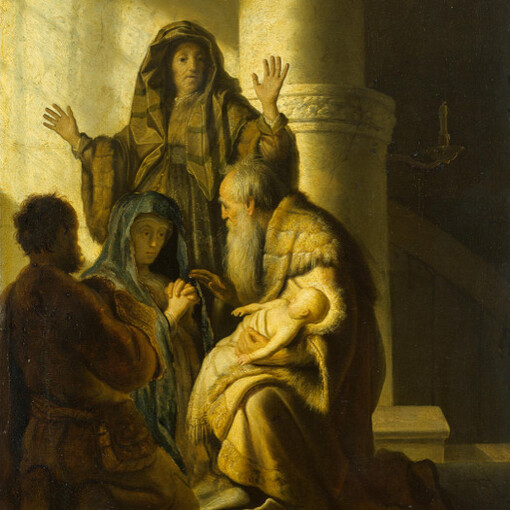 Rembrandt Harmensz. Van Rijn
Simeon und Hanna im Tempel, 1627