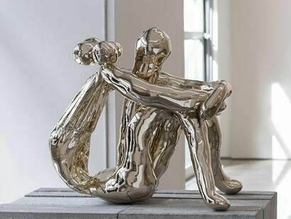 Sarah Lucas, Dacre, 2013, Cast bronze, 24 1/2 x 19 1/2 x 26 inches (62.2 x 49.5 x 66 cm), Photo: David Regen, Copyright Sarah Lucas, Courtesy Gladstone Gallery, New York and Brussels