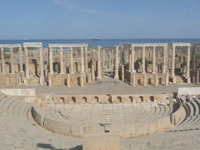 Africa. Teatro, Leptis Magna, Libia ©Simonetta Sandri