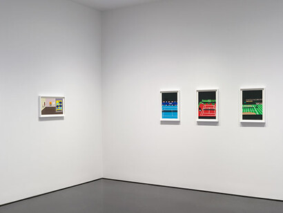 Jonas Wood, Prints Installation View, 2018
Artwork © Jonas Wood. Photography Robert McKeever. Courtesy of the artist and Gagosian