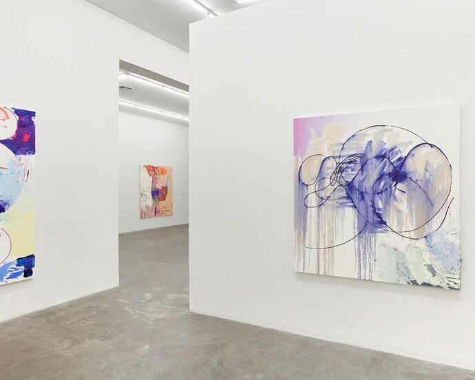 My Lips are Blue for You. Courtesy of Praz-Delavallade