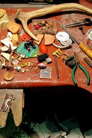 Carlos Pastor's work area
