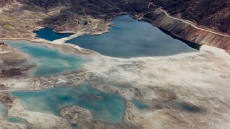 Yankee Doodle tailings pond, Butte Area Superfund site, Butte, Montana, 1986. Photographs © 2016 David T. Hanson