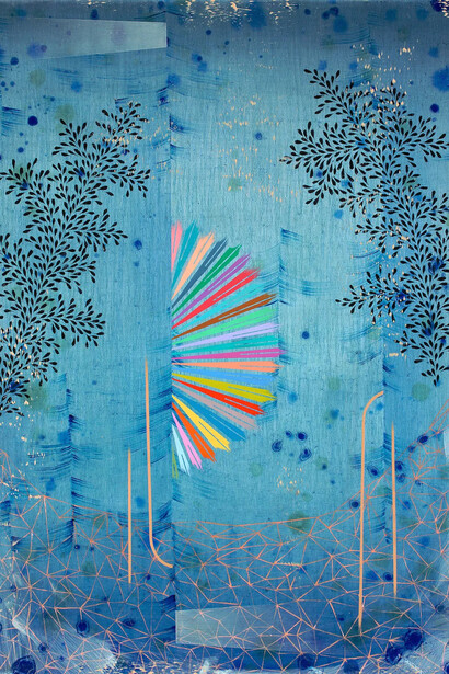 Gabe Brown, Estrella (detail), 2025. Courtesy of Kenise Barnes Fine Art