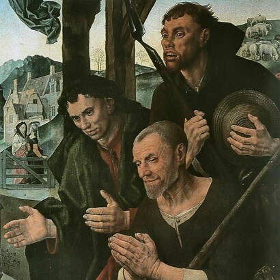 Il Trittico Portinari di Hugo van der Goes, particolare