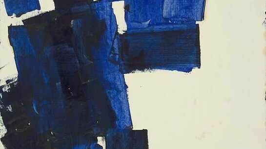 Charlotte Posenenske, Untitled, 1960/ 1961, acrylic on paper, 11 3/4 x 15 3/4 inches