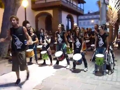 Mueca 2015. Bloko del Valle en la Presentación de Mueca 2015 en Santa Cruz de Tenerife