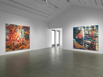 Angel Otero, Agua salada (Salt water), exhibition view. Courtesy of Hauser & Wirth Gallery