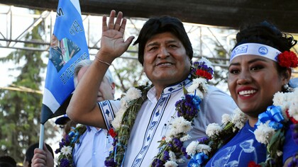 Evo Morales, presidente de Bolivia desde 2006