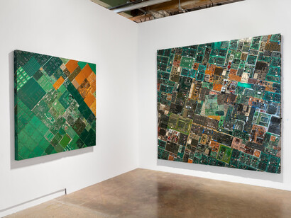 Carl Cheng, Nature never loses, exhibition view. Courtesy of The Contemporary Austin