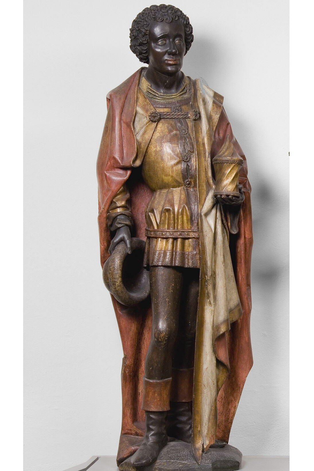 Maître Tielmann, Un Roi mage, Cologne, 1505, Chêne polychromé, Cologne, Museum Schnütgen. A 861 © Rheinisches Bildarchiv Köln / Museum, Schnütgen / Wolfgang F.Meier