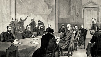 Conferencia de Berlín (1884-1885): en el centro, Bismarck