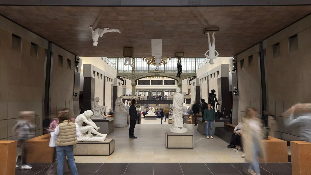 Elmgreen y Dragset, L’addition, vista de exhibición. Cortesía del Museo de Orsay