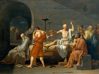 Jean Jacques David, Morte di Socrate