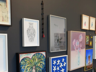 Various artists, Where have all the flowers gone, exhibition view. Courtesy of Catharine Clark Gallery