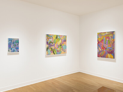 Åsa Schick, Echoes of elsewhere, exhibition view. Courtesy of Paul Thiebaud Gallery
