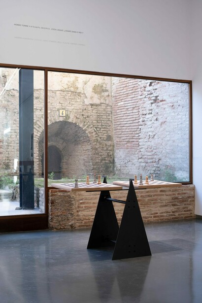 Alegría y Piñero, Aboa(c)aoba, vista de exhibición. Cortesía de la galería Alarcón Criado