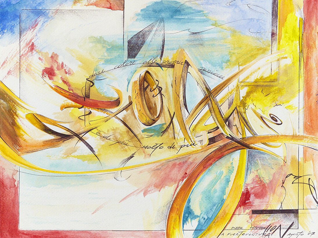 El Cotillo, acquerello su carta, 29,7x21 cm, Frode 2007