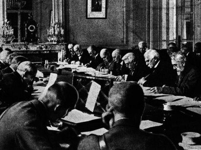 The treaty of Versailles