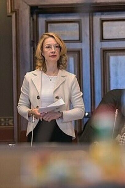 Minister Tuppurainen discusses anti semitism with EU ambassador in Helsinki, Finland, 2019