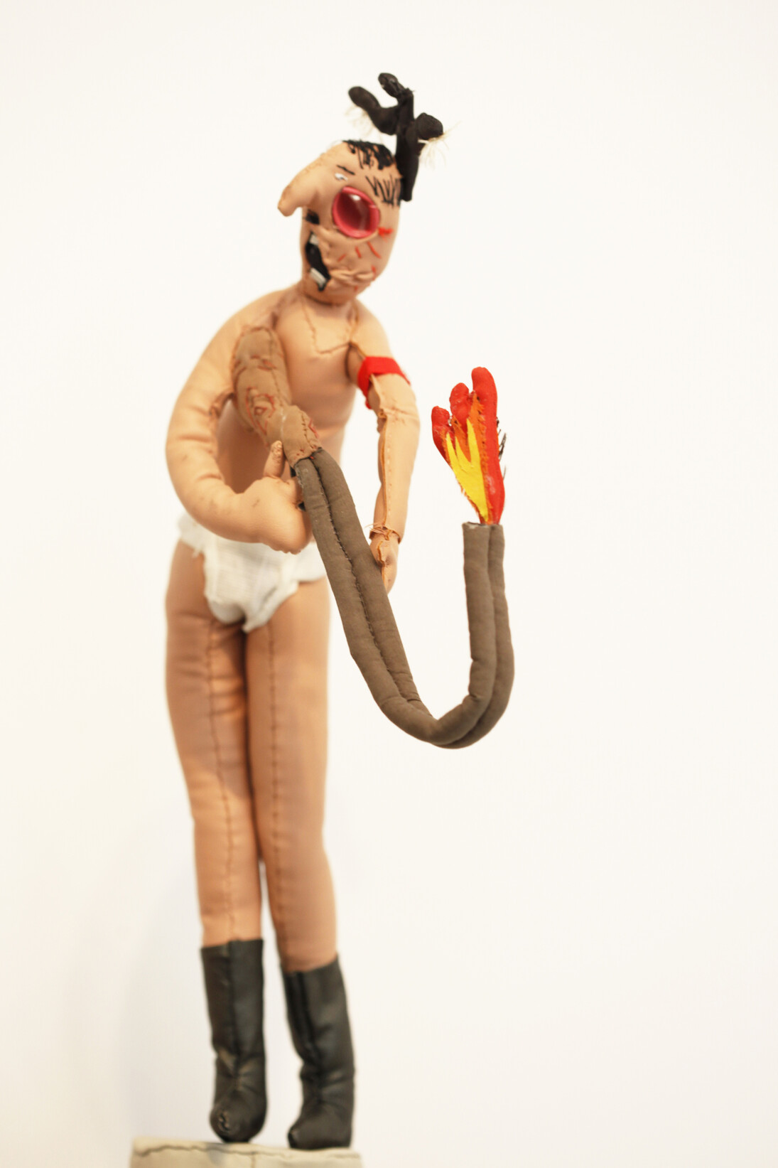 Merav Kamel, Halil Balabin, Suicide Hitler, cloth sculpture,
2015