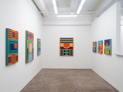 Dahlia Elsayed, Real Feel, 2023, installation view. Courtesy of Morgan Lehman Gallery, NYC