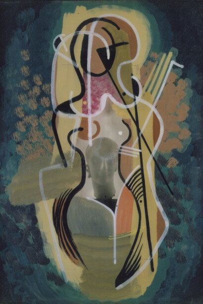 Konrad Cramer, Nude with "N", 1949. Courtesy of Hollis Taggart Galleries