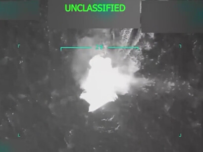 Una embarcación rápida con cuatro motores fue interceptada y destruida en aguas cercanas a Trinidad y Tobago