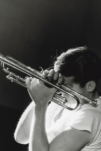 Herman Leonard, Chet Baker, New York (detail), 1956. Courtesy of Ogden Museum of Southern Art