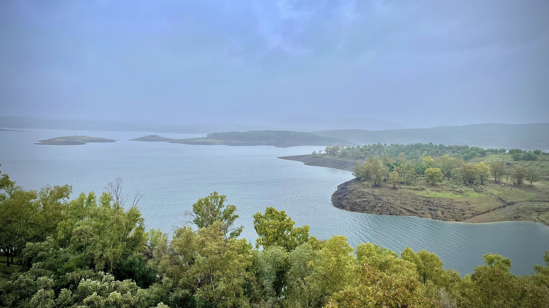 Paisaje de Granadilla, Extremadura, España