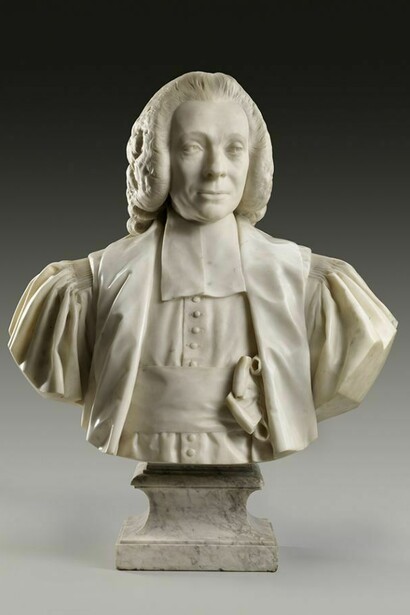 Jean-Antoine Houdon (1741–1828), Armand-Thomas Hue, Marquis de Miromesnil, 1777, Marble, The Frick Collection, New York, purchased 1935, Photo: Michael Bodycomb