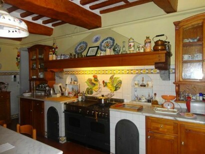 Kitchen of a villa