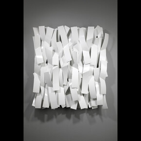 Matt Devine_Brushstrokes #2, Aluminum with Powdercoat, 40x30x5