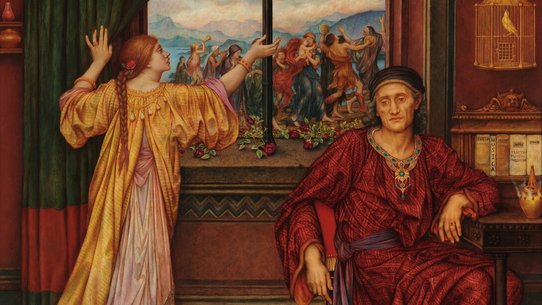 Evelyn De Morgan, "The Gilded Cage", 1901-1902, in prestito dalla De Morgan Collection alla Watts Gallery, UK