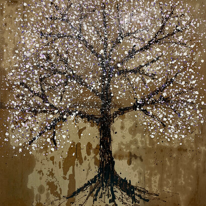 Fabio Pietrantonio, Natural Love - Oltre la vita - 200x200 cm. Courtesy of the artist and Gallerie d'Italia Napoli 


