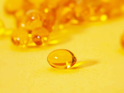 A vitmain D capsule which is easy to swallow and packs a lot of energy in such a small pill