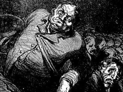 Caricatura de Honoré Daumier (1808-1879)