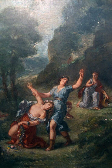 Eugène Delacroix, "Primavera, con la muerte de Eurídice", circa 1856-1863, Museo de Arte de São Paulo, Brasil