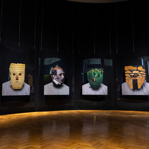 Stasys Eidrigevičius, Hommage à Čiurlionis, exhibition view. Courtesy of M. K. Čiurlionis National Museum of Art