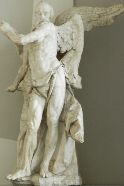 Statua di Chronos, dall'epitaffio di Johann Georg von dem Bussche