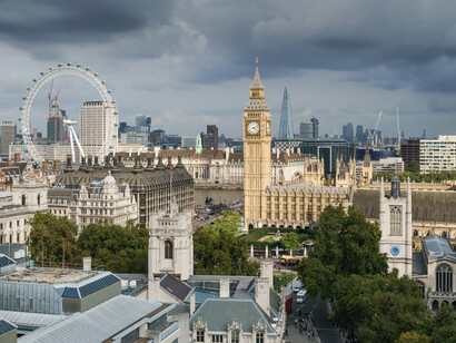 Palace of Westminster and London Eye