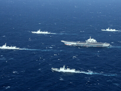 Ships deployed in the South China Sea