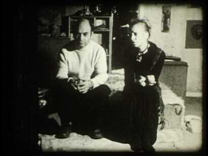 Lutz Mommartz, Als wars von Beckett, 1976 , Pel•lícula 16mm transferida a vídeo monocanal, color, so, 23 min. Cortesia de l'artista